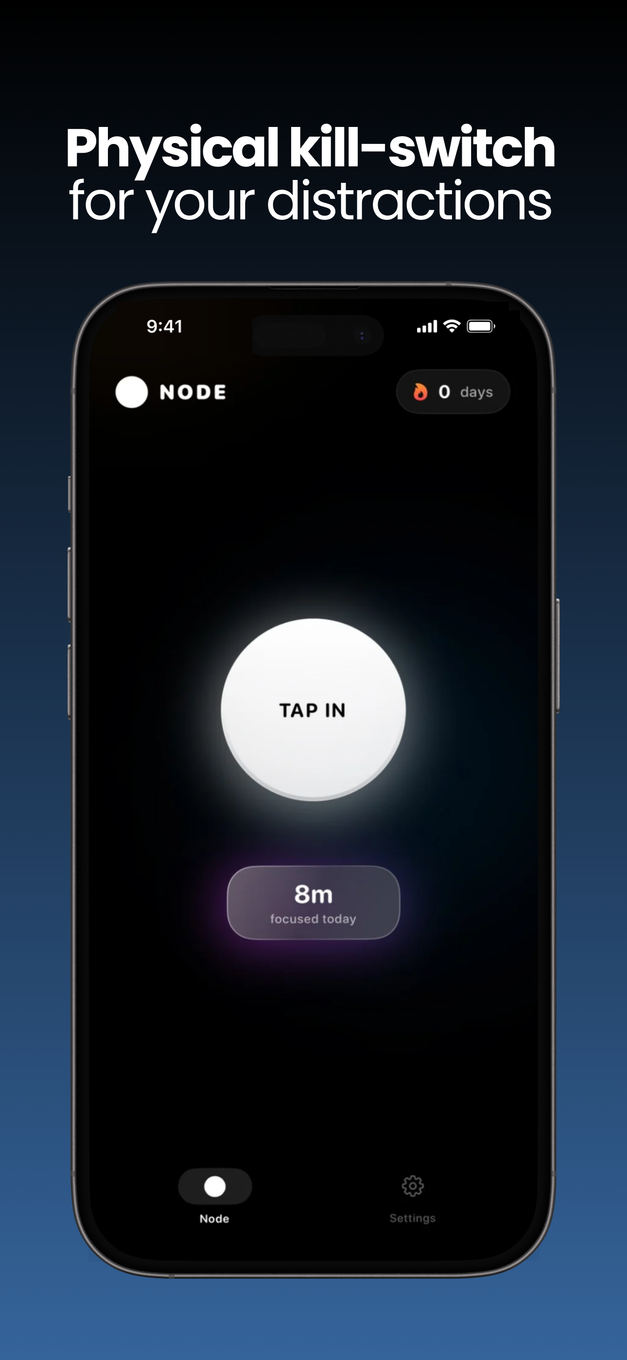 Physical kill-switch for your distractions